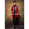 Elegante Frauen-Trenchcoat-lange Hülsen-Jacke Chinesischer traditioneller Outwear-Überzieher